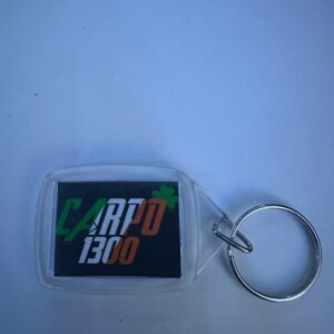 Carpo1300 green/white/orange branded keyring
